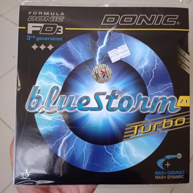 TERBARU - KARET TENIS MEJA DONIC BLUESTORM Z1 TURBO ORIGINAL