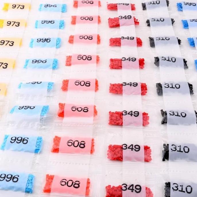 New- Diamond Painting DMC Beads - SQUARE