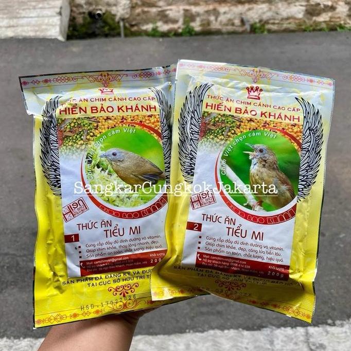 TERMURAH - Voer HBK 1 HBK 2 Tieumi Wambi Mini Pakan Burung Import High Protein