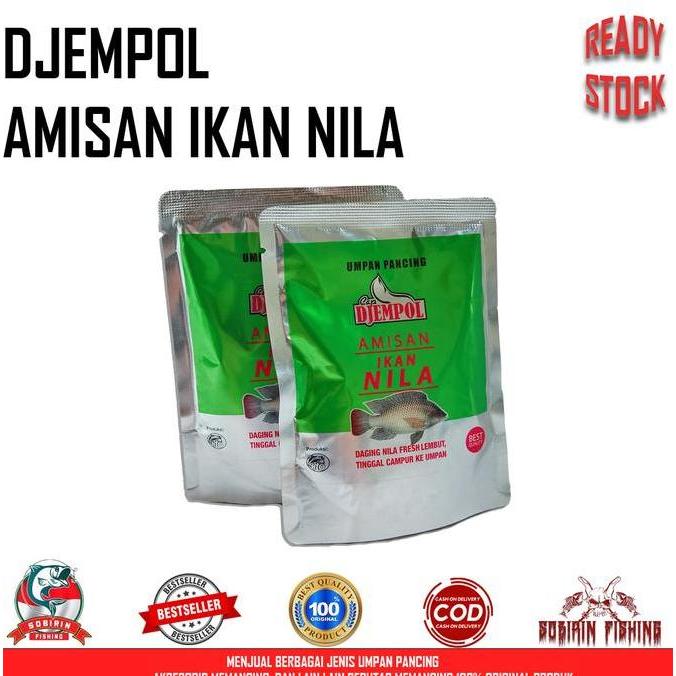 Djempol Amisan Ikan Nila - Campuran umpan Djempol Amisan daging nila
