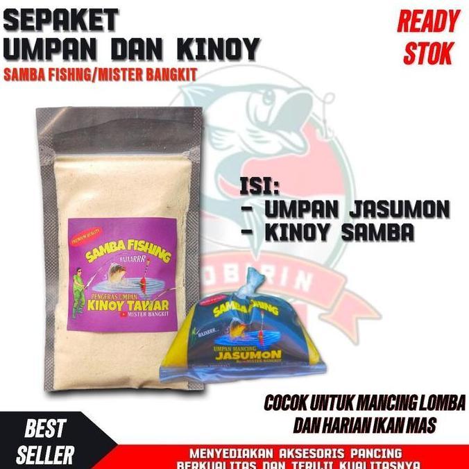 sepaket umpan ikan mas jasumon samba fishing mister bangkit