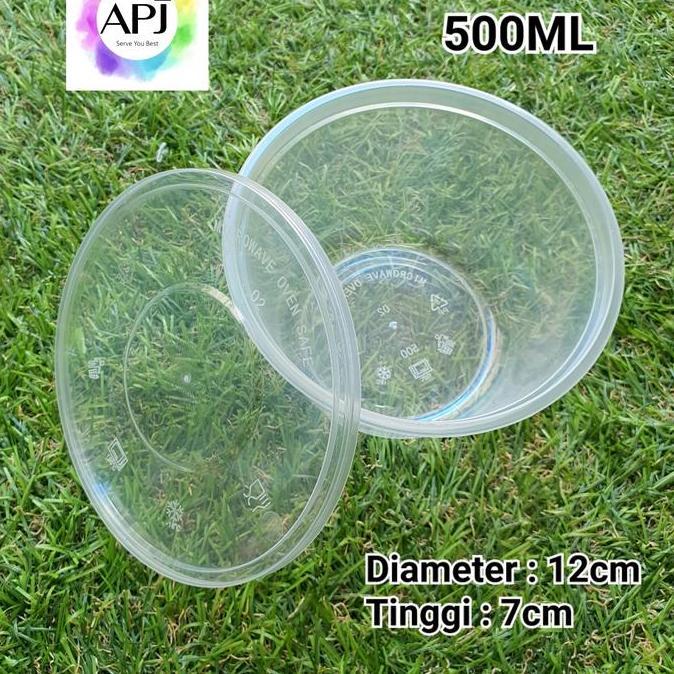 New- Thinwall Cup 500ml Thinwall Bowl 500ml Mangkok Plastik Anti Tumpah