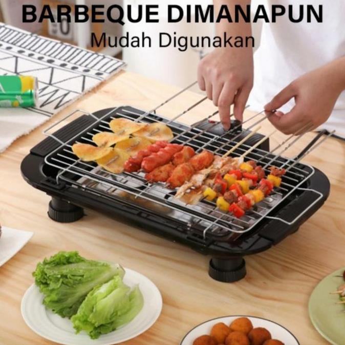 Electric barbeque grill panggangan pemanggang listrik portable bbq TKP