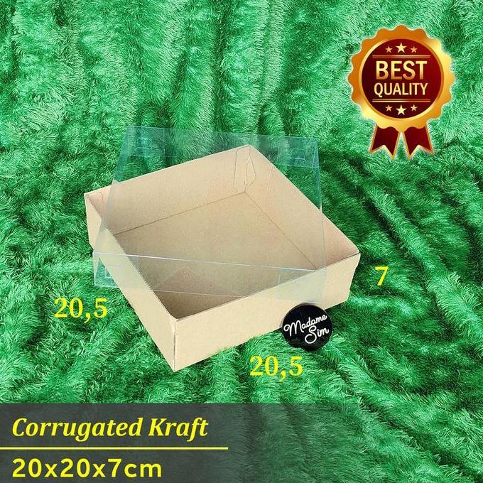 New- BOX MIKA - DUS KUE - KOTAK - KARDUS 20x20x7