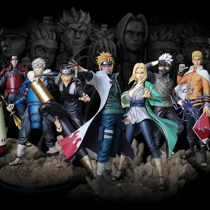 Figure Hokage Senju Tobirama Hashirama Kakashi Tsunade Minato Naruto