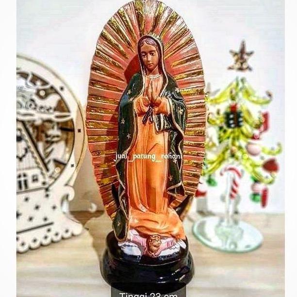 `````````] Patung Maria Guadalupe 22 cm