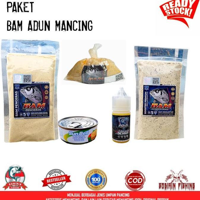 paket umpan paling jitu bam adun mancing paket komplit
