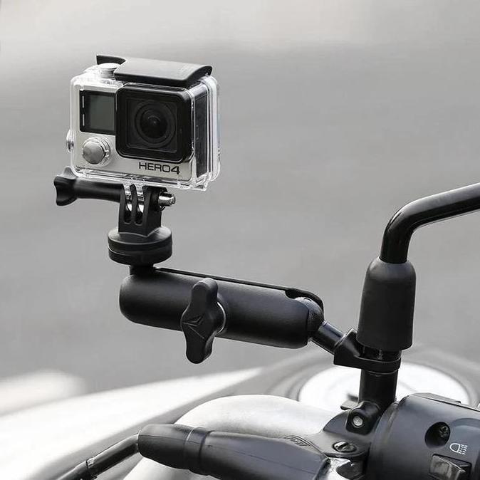 Breket Gopro Motowolf Spion Mdl3519 - Holder Camera Gopro Dudukan Gopro Spion Motor