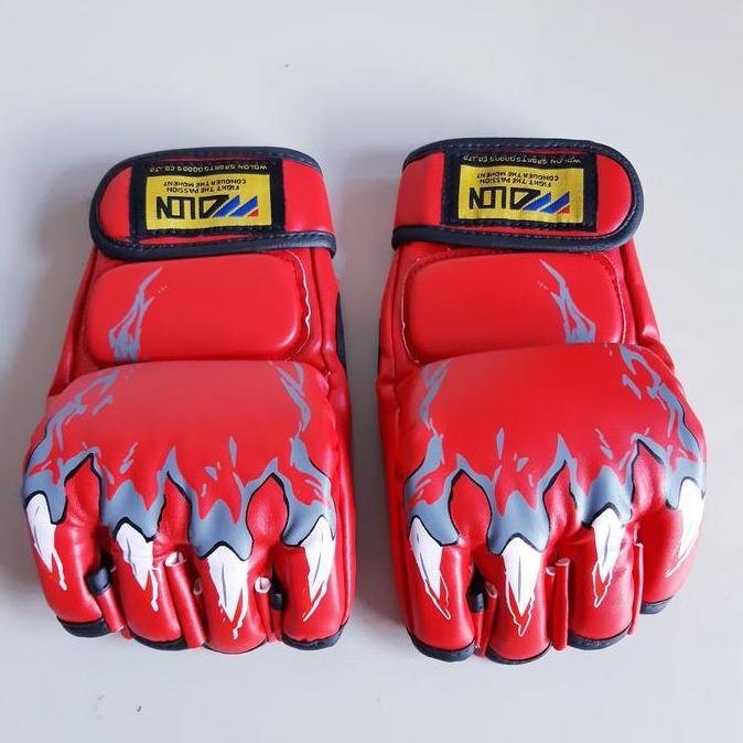 Wolon Gloves MMA Dewasa Sarung Tangan Tinju Boxing Glove UFC Muay Thai Promo Premium