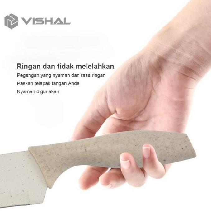 Vishal Pisau Set 7 In 1 Kitchen Knife Set