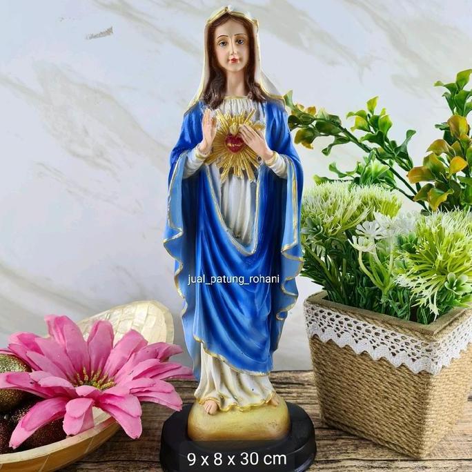 ,,,,,,,] Patung Maria Hati Kudus 30 cm