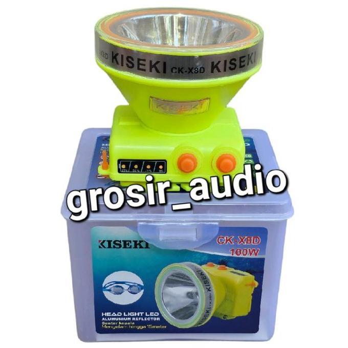 Senter Kepala Kiseki Ck X8D 100Watt ,Senter Head Kiseki 100W ,Kiseki 100W ,Kiseki X8D ,Senter Kepala