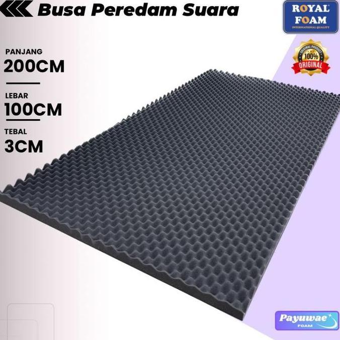 Buruan serbu] Busa Peredam Suara Ruangan Studio Musik Podcast Ukuran 200x100x3cm