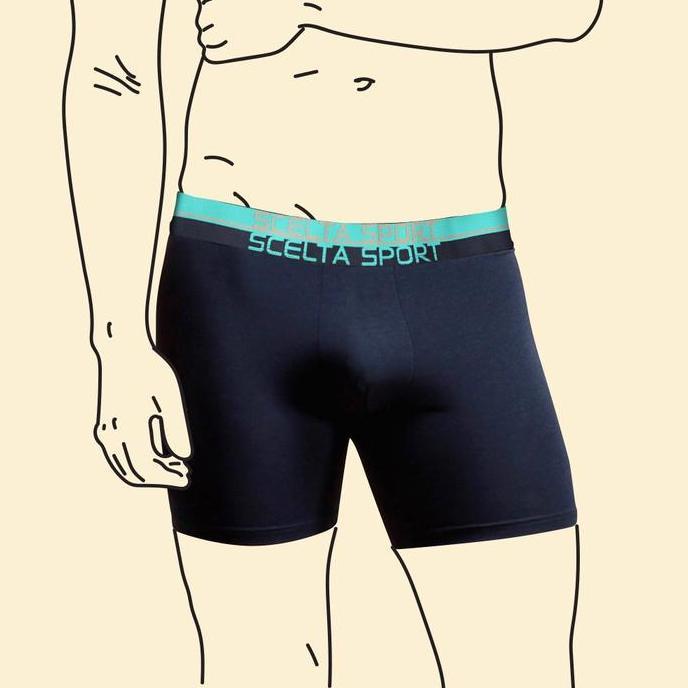 Scelta - (Isi 2 Pcs) Celana Dalam Pria Boxer Bahan Rayon Adem Murah Scelta Man Sm 352