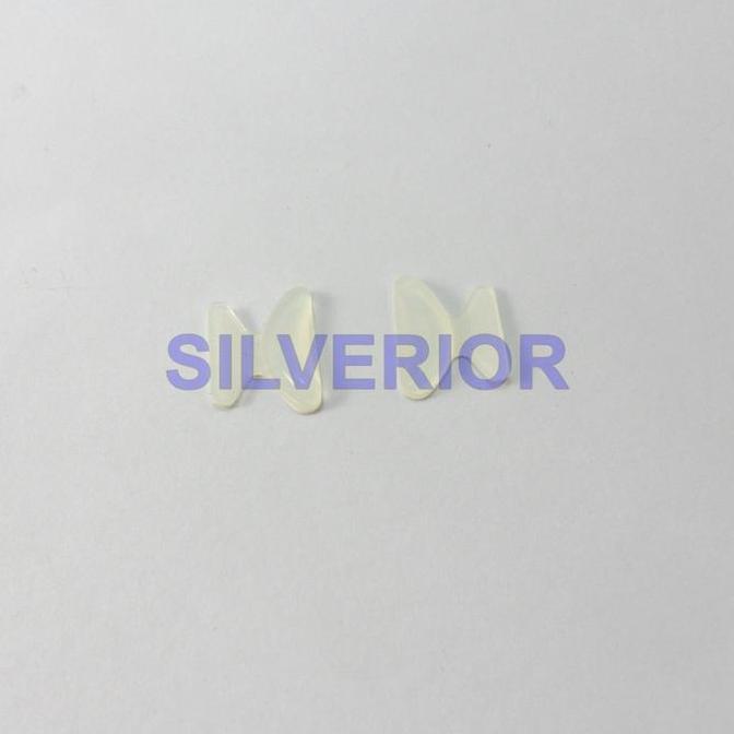 Karet pengganjal hidung kacamata Transparan