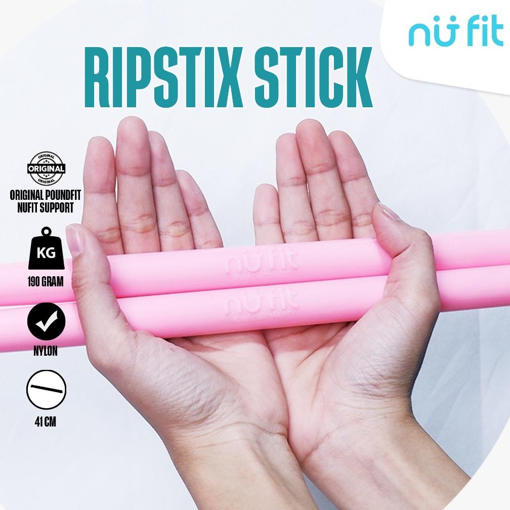 Makmur - Nu Fit - Original N-Stix Ripstix By Nu Fit - Pound Fit Stick Ripstix - Poundfit Stick Yoga 