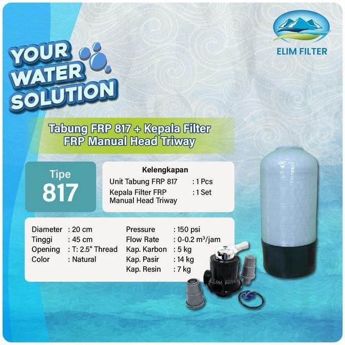 Tabung Filter Air FRP 817