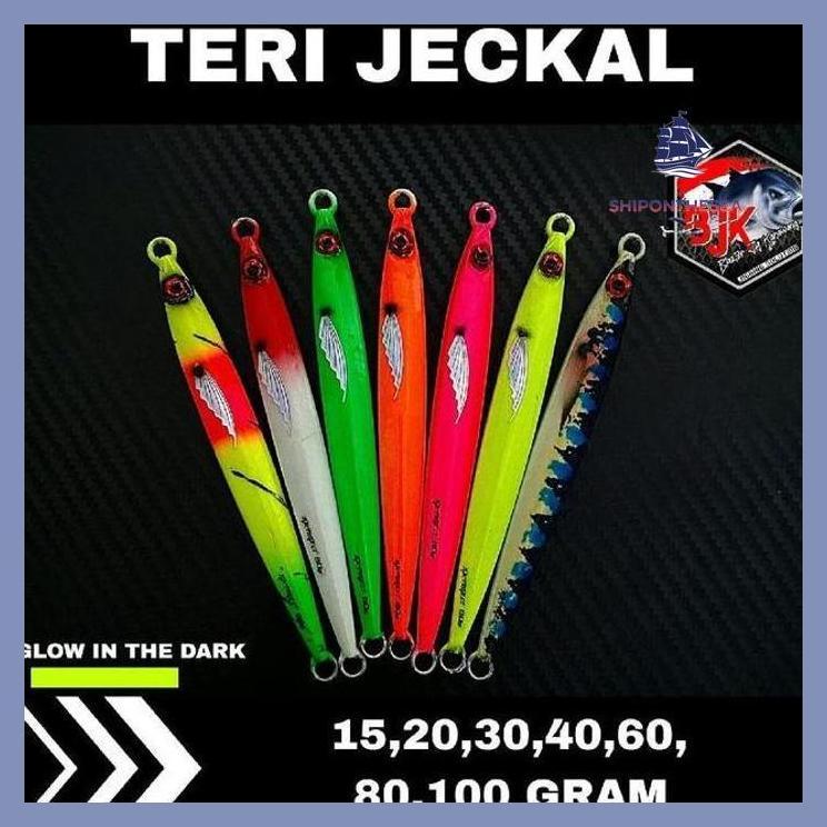 (PANCING) METAL JIG TERI JACKALL 15G S/D 100G UMPAN PANCING BJK PRIVASI AMAN