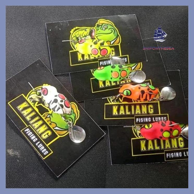 (PANCING) SOFT FROG KALIANG LURE 3CM HOOK VMC SIAP KIRIM