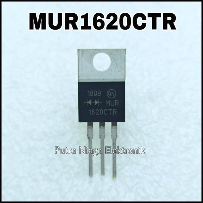 (1) Dioda MUR1620CTR TO-220 / MUR1620 Dual Fast Recovery Diode 16A 200V putran1a Berkualitas