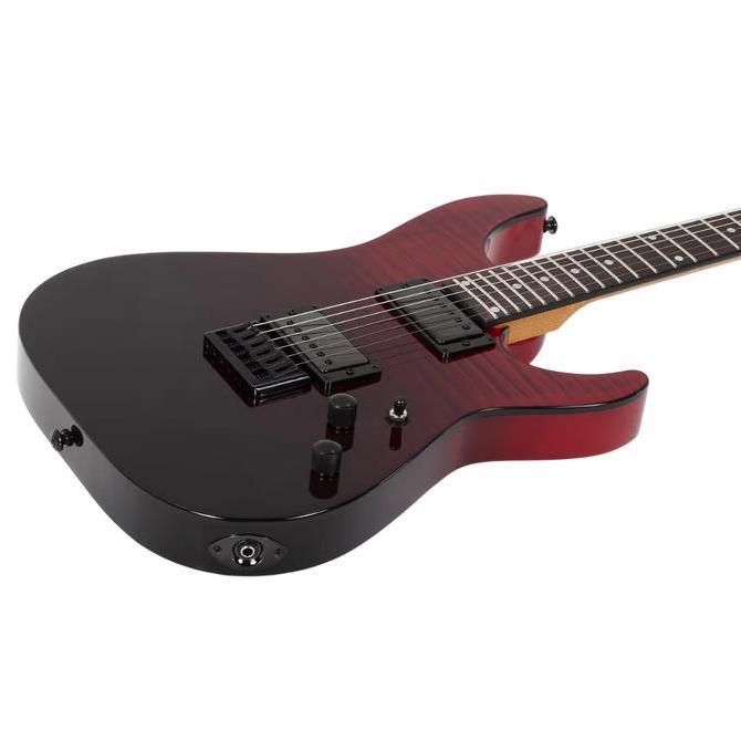 SCHECTER C1 C-1 STANDARD BLOOD BURST ELECTRIC GUITAR BMJ