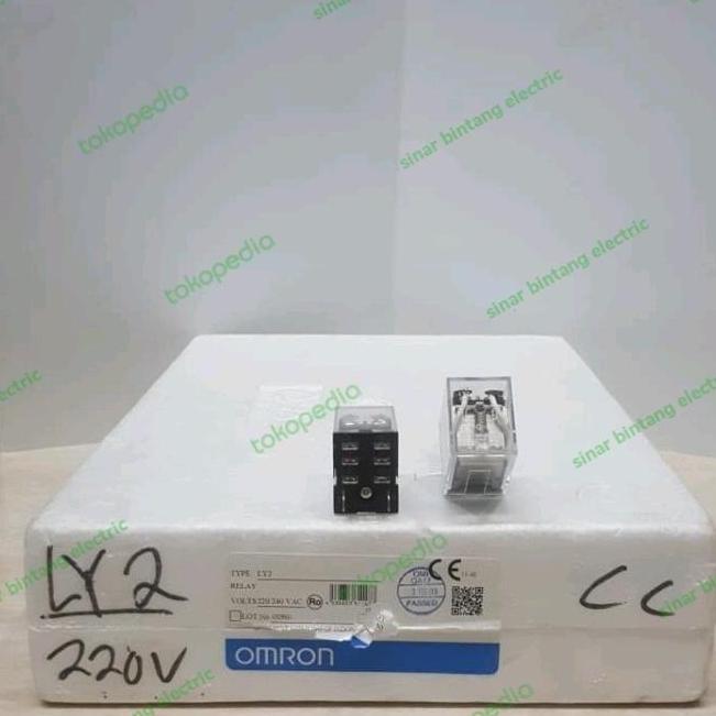 RELAY LY2 220V 8KAKI OMRON PREMIUM