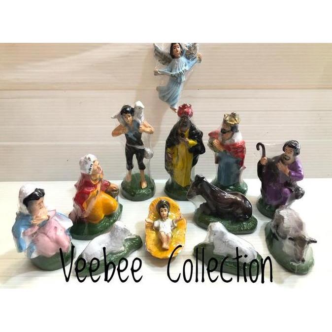 =====] Patung kelahiran yesus/ Diorama / hiasan pohon natal/ patung yesus