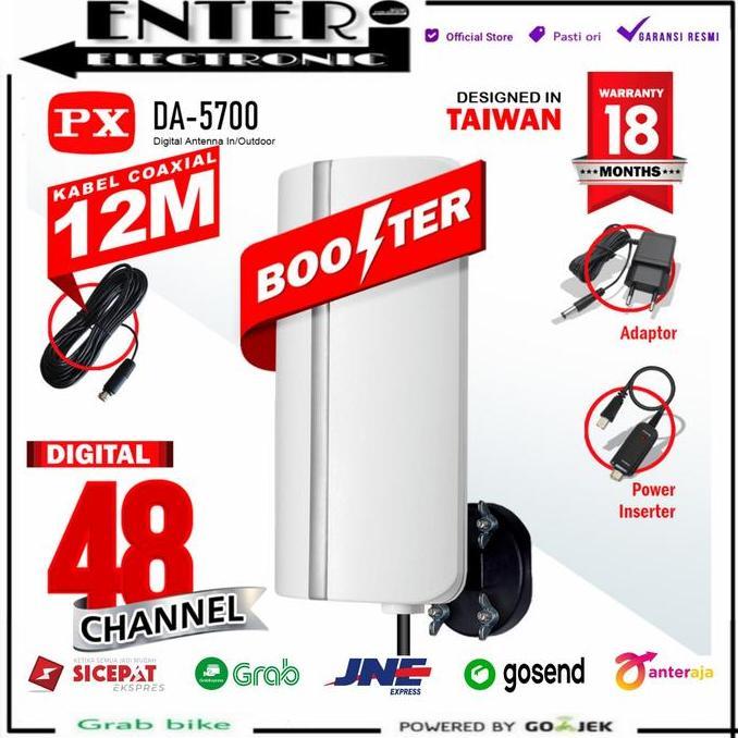 Terlaris Px Antena Da 5700 - Px Indoor Outdoor Antena Tv Digital Da5700