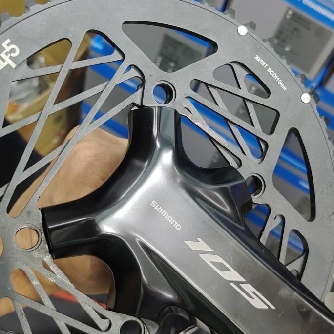Chainring Gt Half5 Multi Speed 53T 39T Dan 56T 39T Baut 4 Bcd 110 Alloy 7075 Ringan Multispeed 53/39