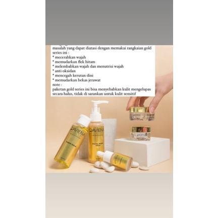 Cod Daviena Skincare Paket Gold Series | Official Store | Daviena | Devina Skincare | Davina Skincar