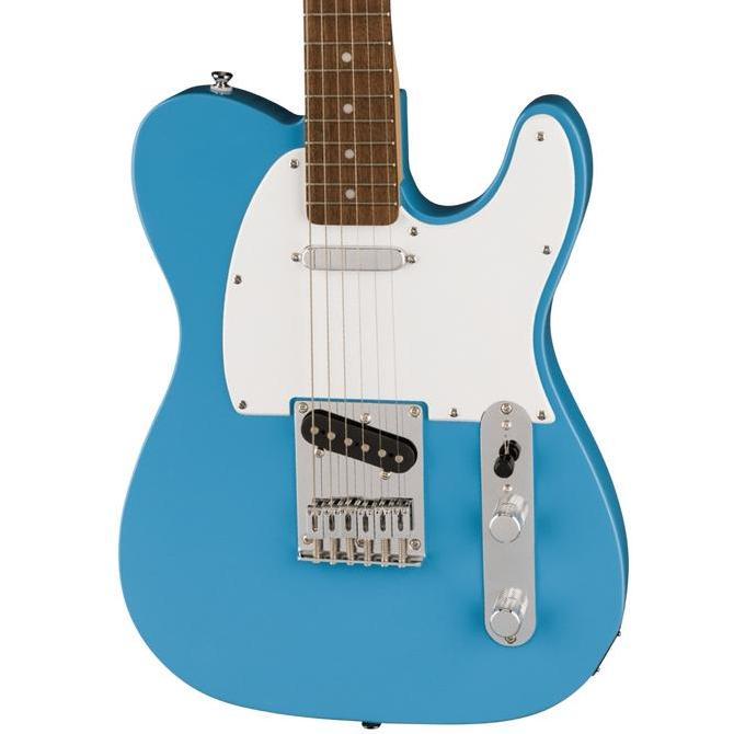 SQUIER SONIC TELECASTER W/WHITE PICKGUARD LAUREL CALIFORNIA BLUE ELECTRIC GUITAR BMJ