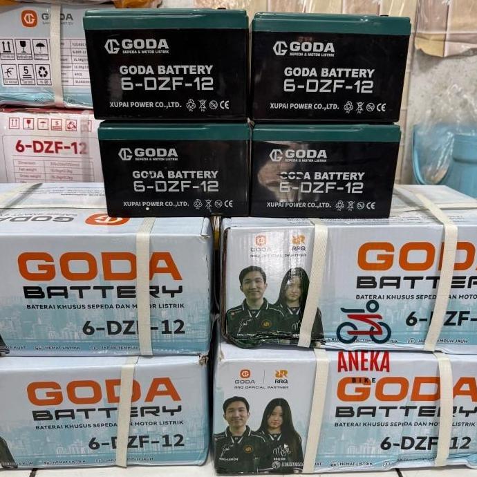 BATERAI SEPEDA LISTRIK GODA ORIGINAL BAWAAN PABRIK 100% NEW
