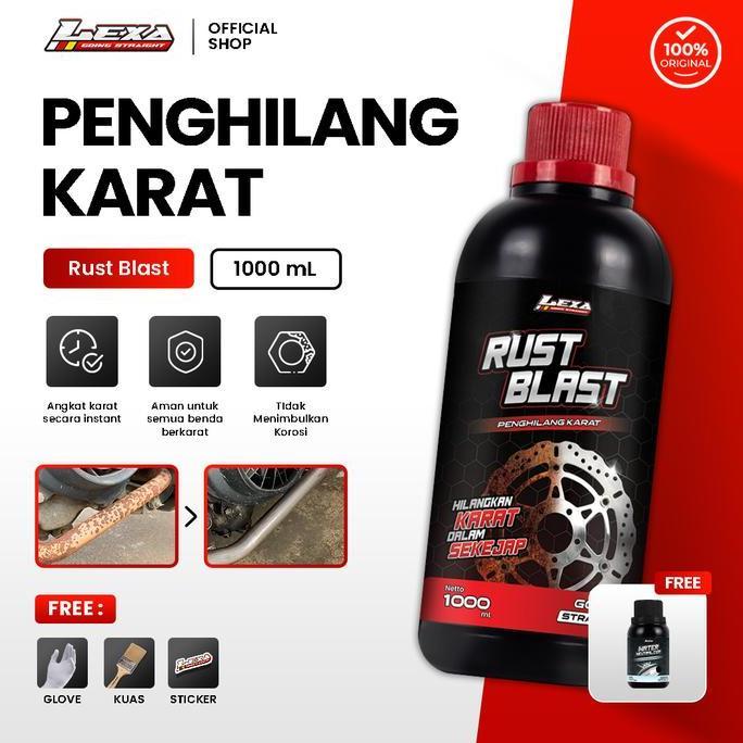 [BONUS CAIRAN ANTI KARAT] LEXA Rust Blast | Rust Remover Penghilang Karat Mesin Motor Mobil Pembersi
