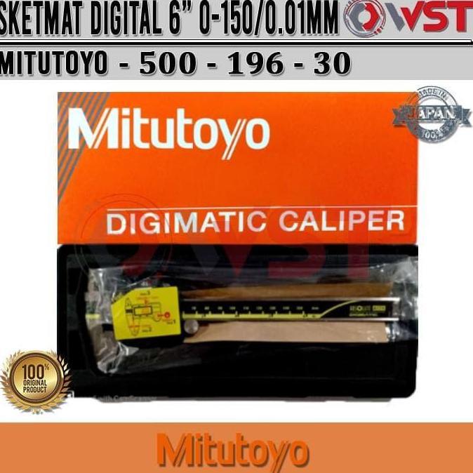 Mitutoyo Sketmat Digital / Digital Caliper 6"/ 0.01mm (500-196)