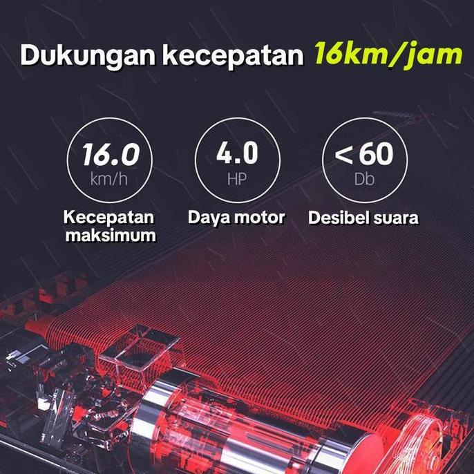 Promo ZHOKA liveTreadmill Elektrik JC-700 Treadmill lipat treadmill portable alat olahraga di rumah 