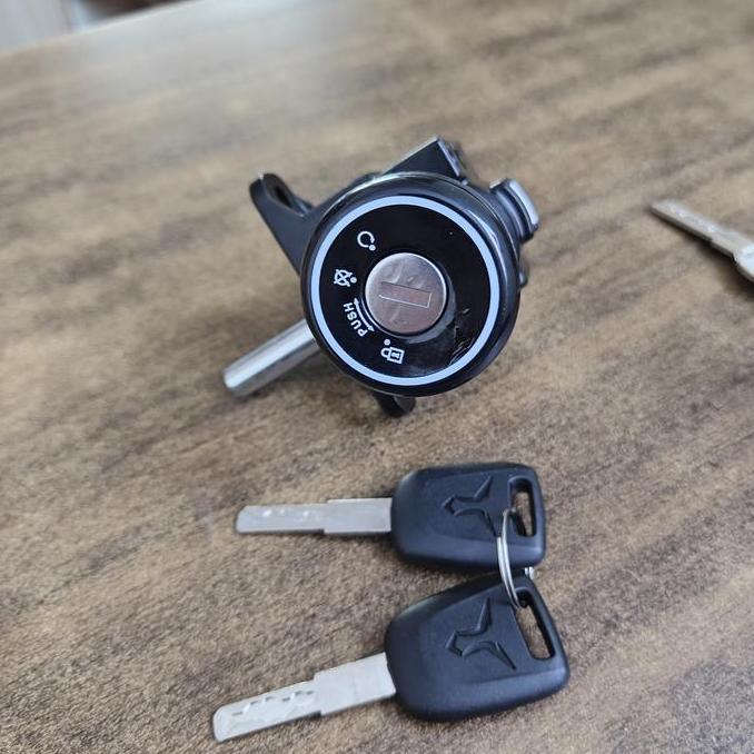 Kunci Kontak Set / Powerlock Sepeda Listrik Uwinfly N9 Pro / Blue Whale (BW)