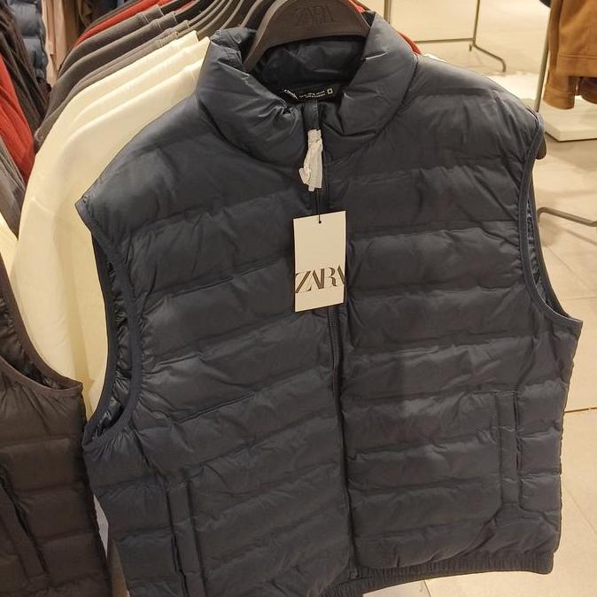 Vest Rompi Zara Rompi Puffer Navy Original Store