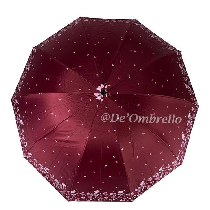 (591)Payung 10 Jari Lipat 4 Jumbo Motif Bunga Rose Anti UV/Payung 10 Jari Jumbo Premium Quality CO