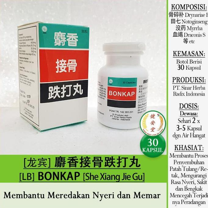 #####] BONKAP - The Musk Fracture[ ] 30 Kapsul u.Sambung Tulang