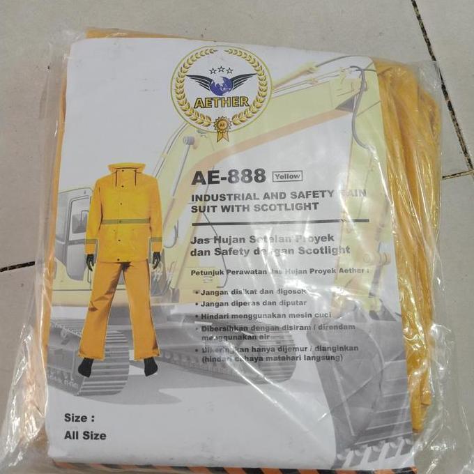 Jas hujan stelan proyek AETHER