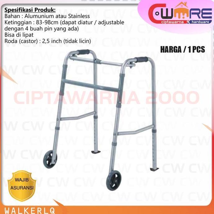 """] Alat Bantu Jalan Walker Alat Bantu Jalan Tanpa Roda Tongkat Walker