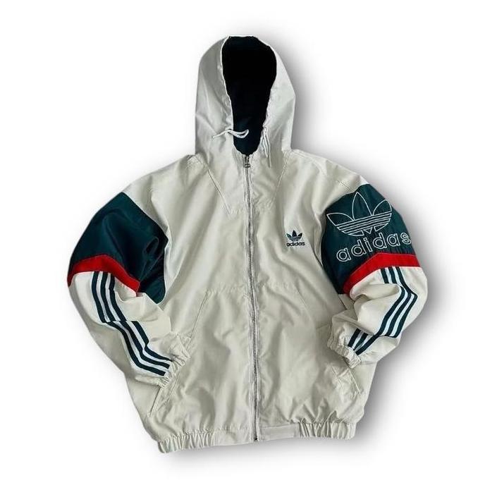 Jaket Parasut Outdoor adidas Pria wanita  Full Tag&Lebel//Jaket Windbreakers//Jaket Olahraga//Jaket 