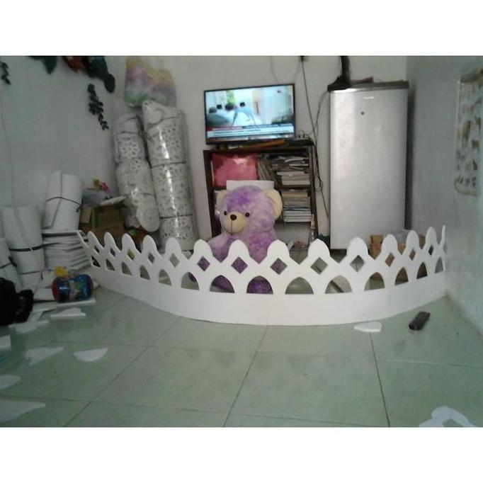 Pagar Dekorasi 40cm +220cm Pelaminan pagar pojok baca pagar perpustakaan, pagar tk, pagar cafe CO