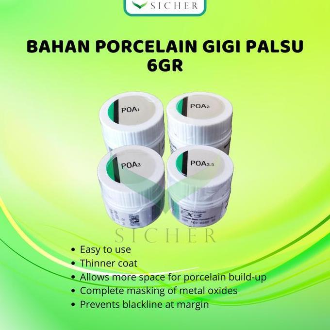 Bahan Porcelain gigi palsu/ Pasta Opaque Noritake 6gr