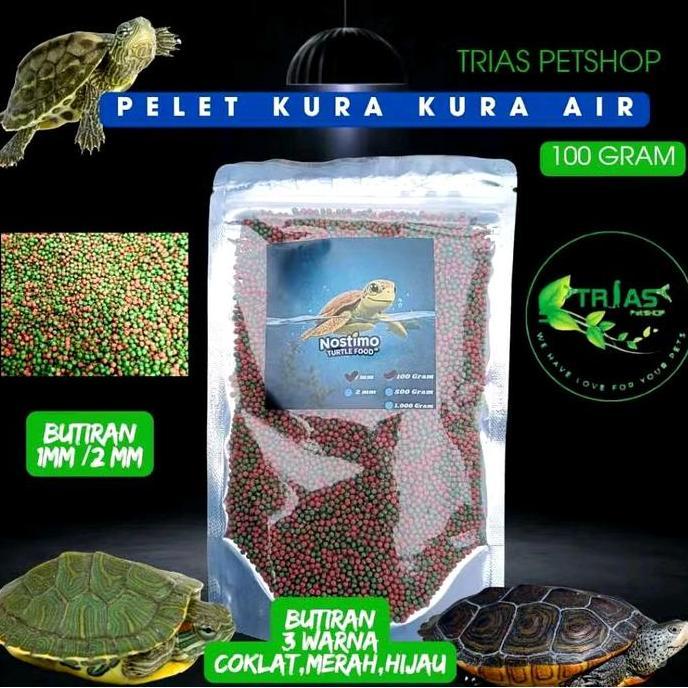 NEW PELET KURA AIR PREMIUM Turtle /turtle food makanan kura kura air /pakan turtle kura air/makanan 