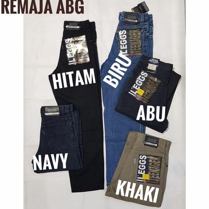 New- Celana jeans remaja abg LEGGS LGS ORI biru hitam murah