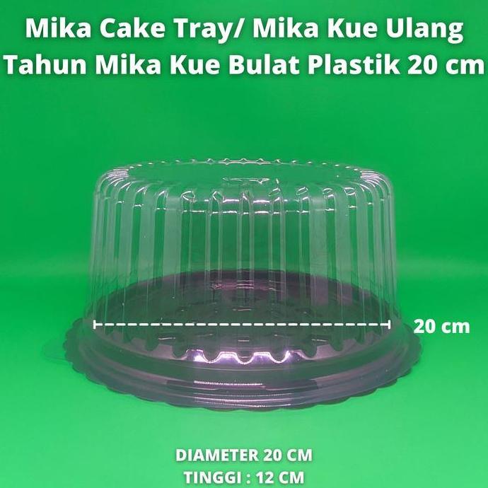 New- Mika Cake Tray/ Mika Kue Ulang Tahun Mika Tumpeng/ Mika Bulat 20 cm