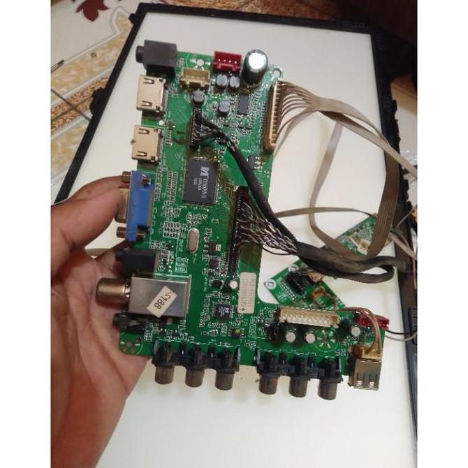 New- mb mainboard tv polytron pld 43tv865