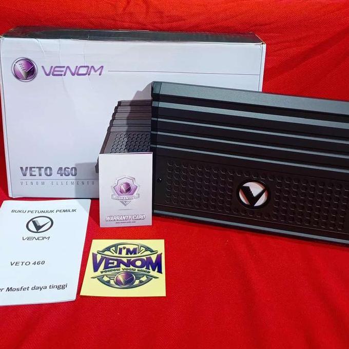 Murah Veto 460 - 4 Channel Power Amplifier Venom - Venom Veto 460 4 Channel