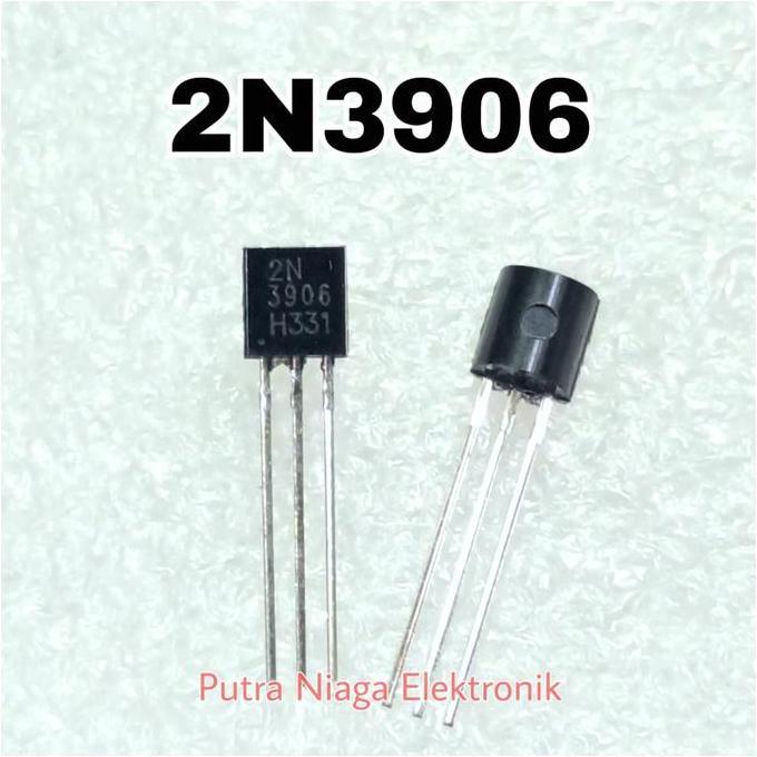 Baru (5) Transistor 2N3906 NPN TR 2N 3906 T0-92 putran1a